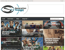Tablet Screenshot of generation-strange.com